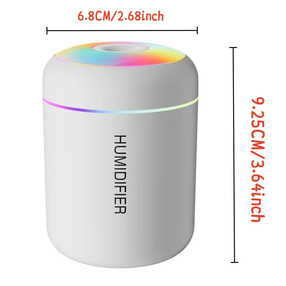 180ML Mini Luchtbevochtiger USB Elektrische Aroma Diffuser Essentiële Olie Luchtreiniger Aromatherapie Mist Maker Lichten Voor Auto Thuis Slaapkamer