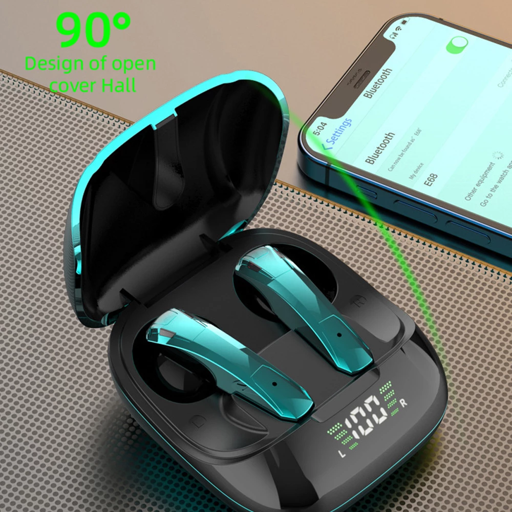 Draadloze TWS Gaming Bluetooth 5.0 Oortelefoons met Microfoon
