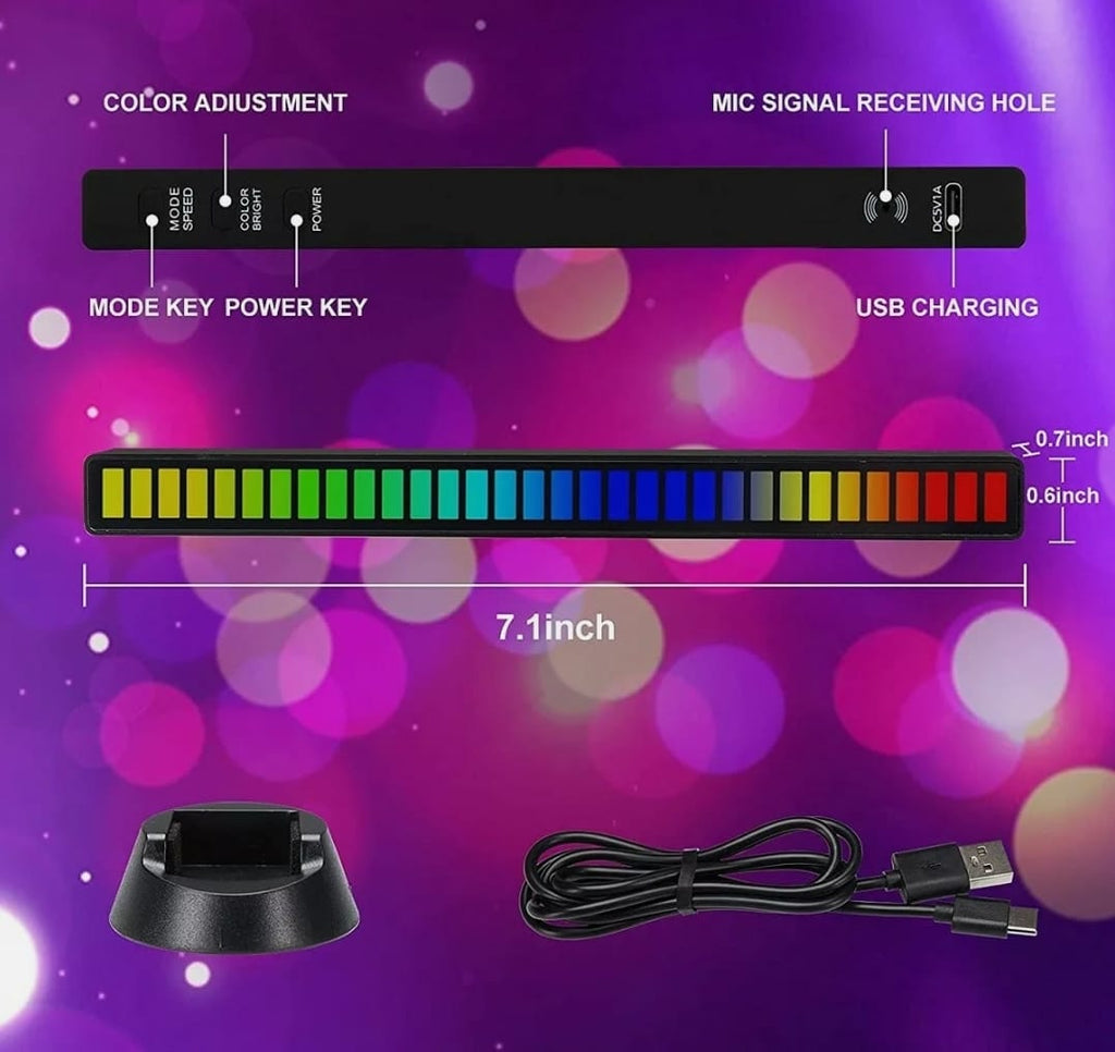 Dragon Sound Reactive Muzieklichtbalk 2 stuks verpakking